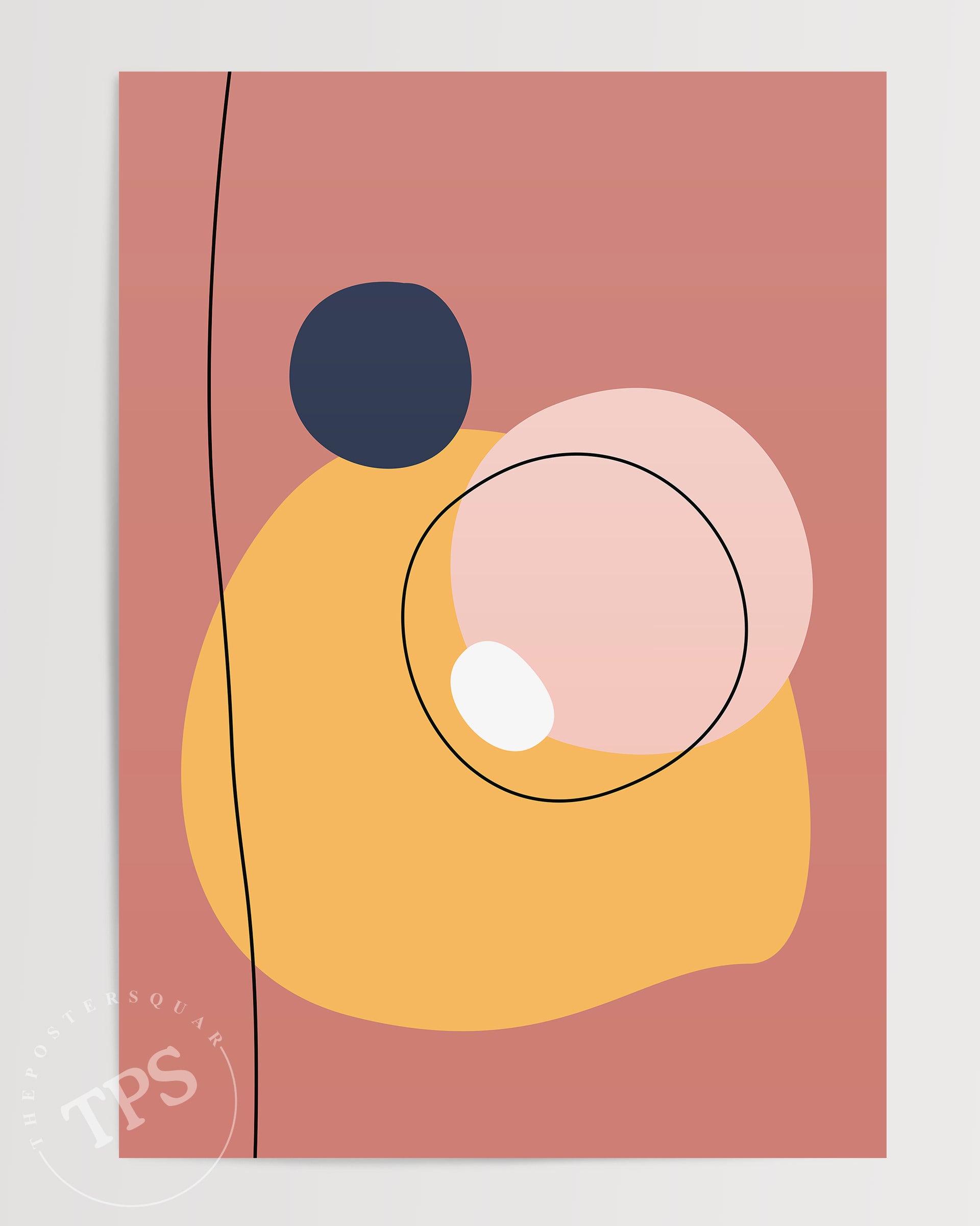 Minimalistic Abstract N4 The Poster Square