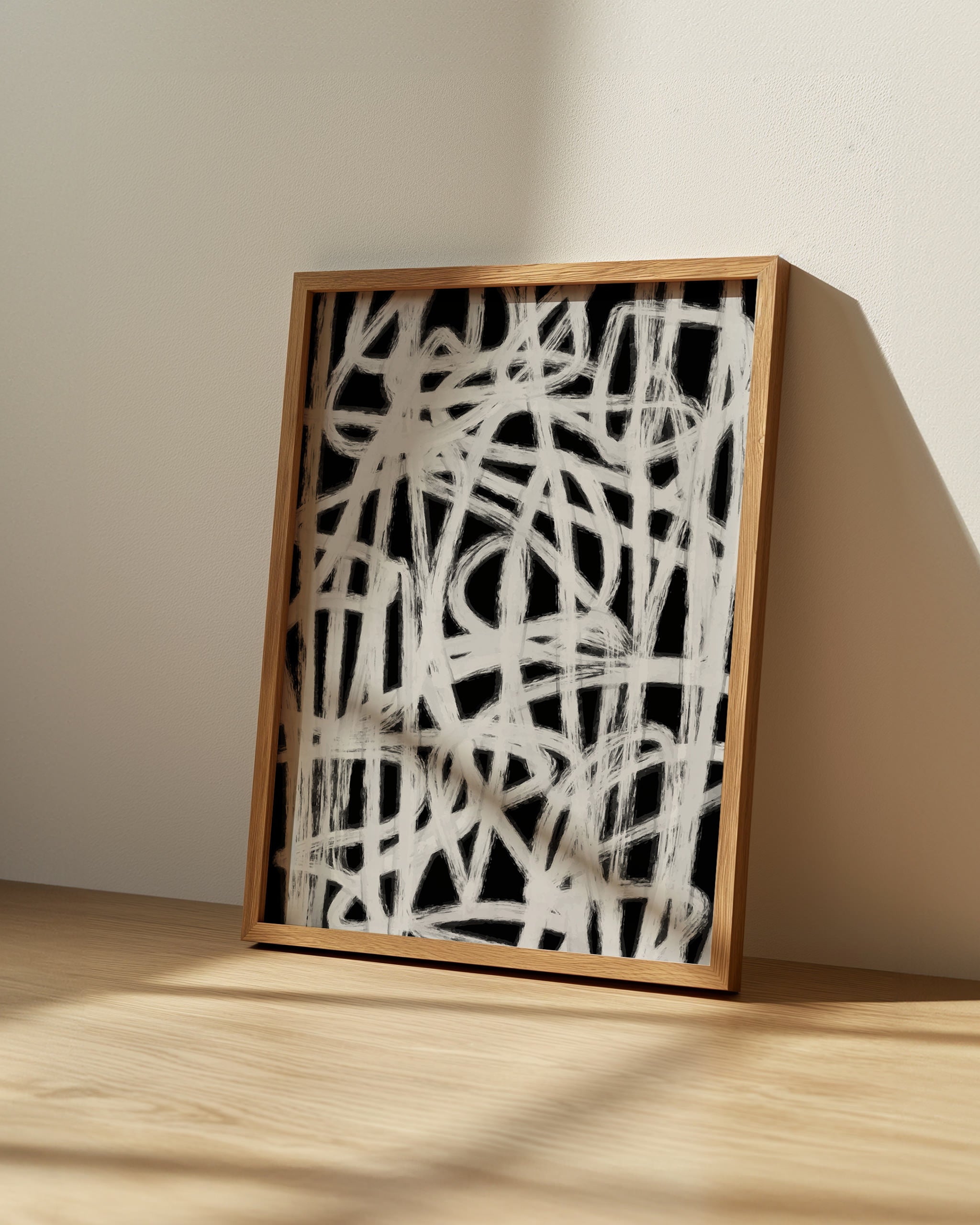 Scribble Chaos No.2-psoter-wall_art-decor-The Poster Square
