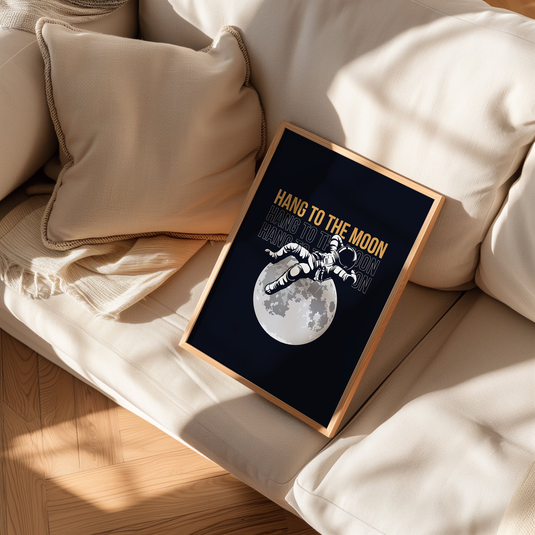 Hang To The Moon-psoter-wall_art-decor-The Poster Square