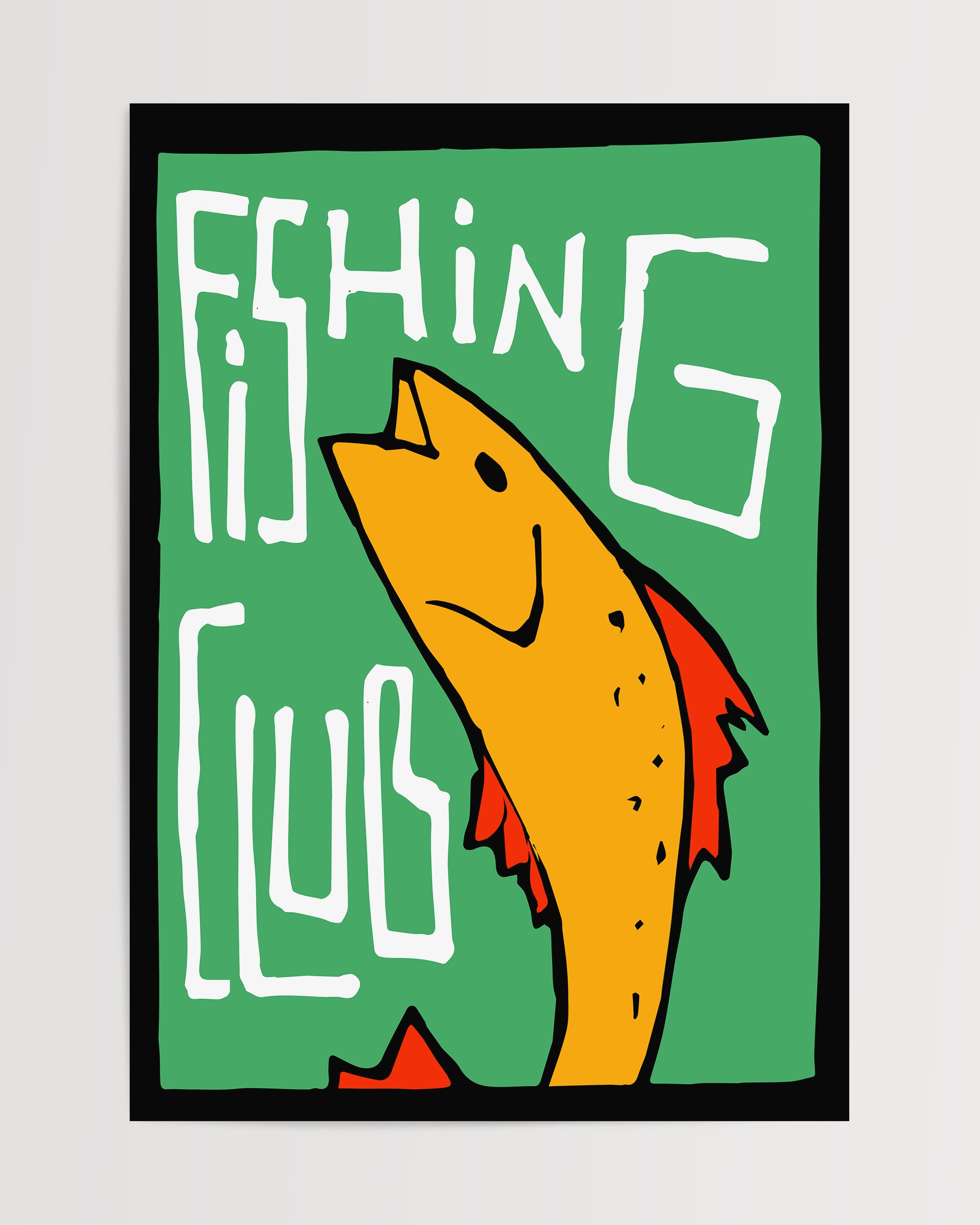Fishing Club No.4-psoter-wall_art-decor-The Poster Square
