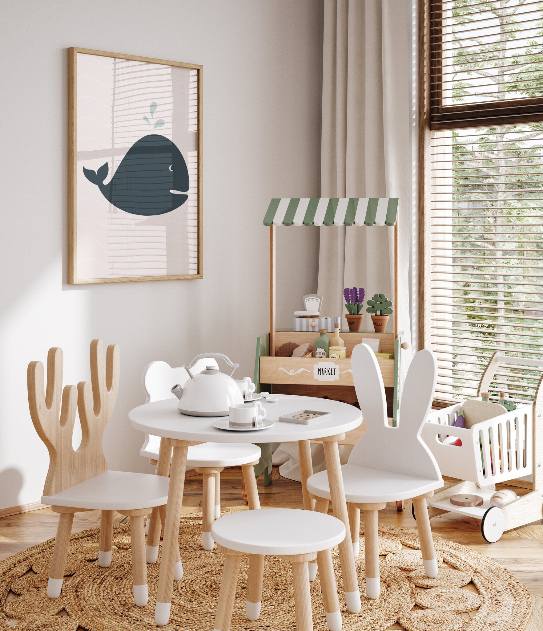 Whale N2 The Poster Square