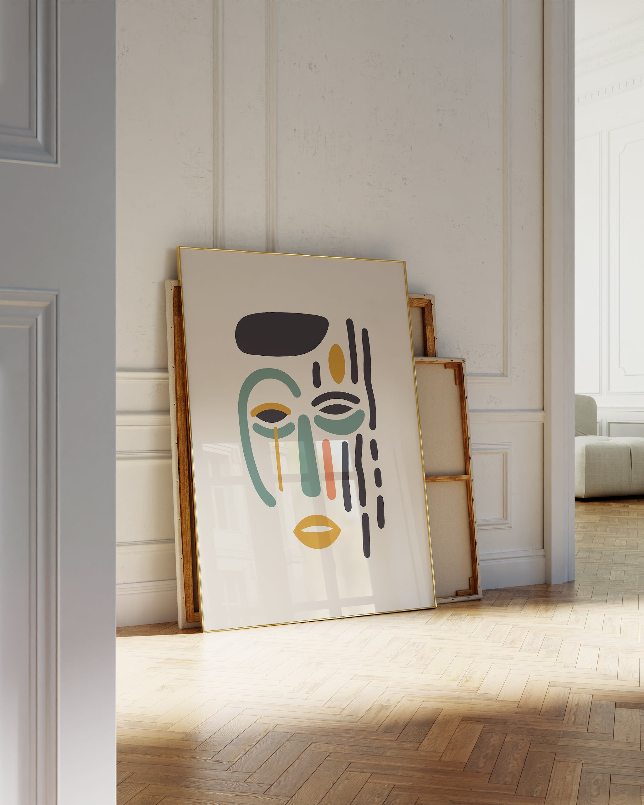 Eclectic Abstract Moods No.2-psoter-wall_art-decor-The Poster Square