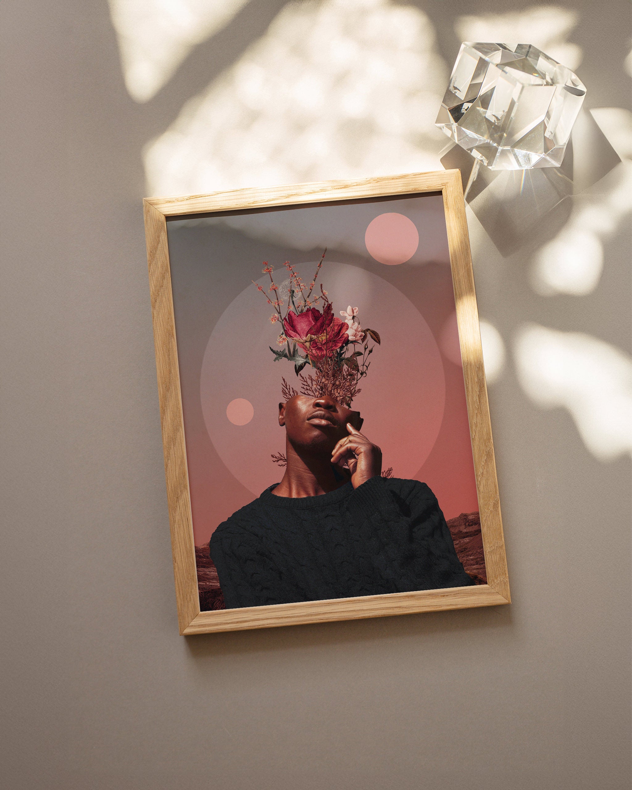 Floral Mindscape-psoter-wall_art-decor-The Poster Square