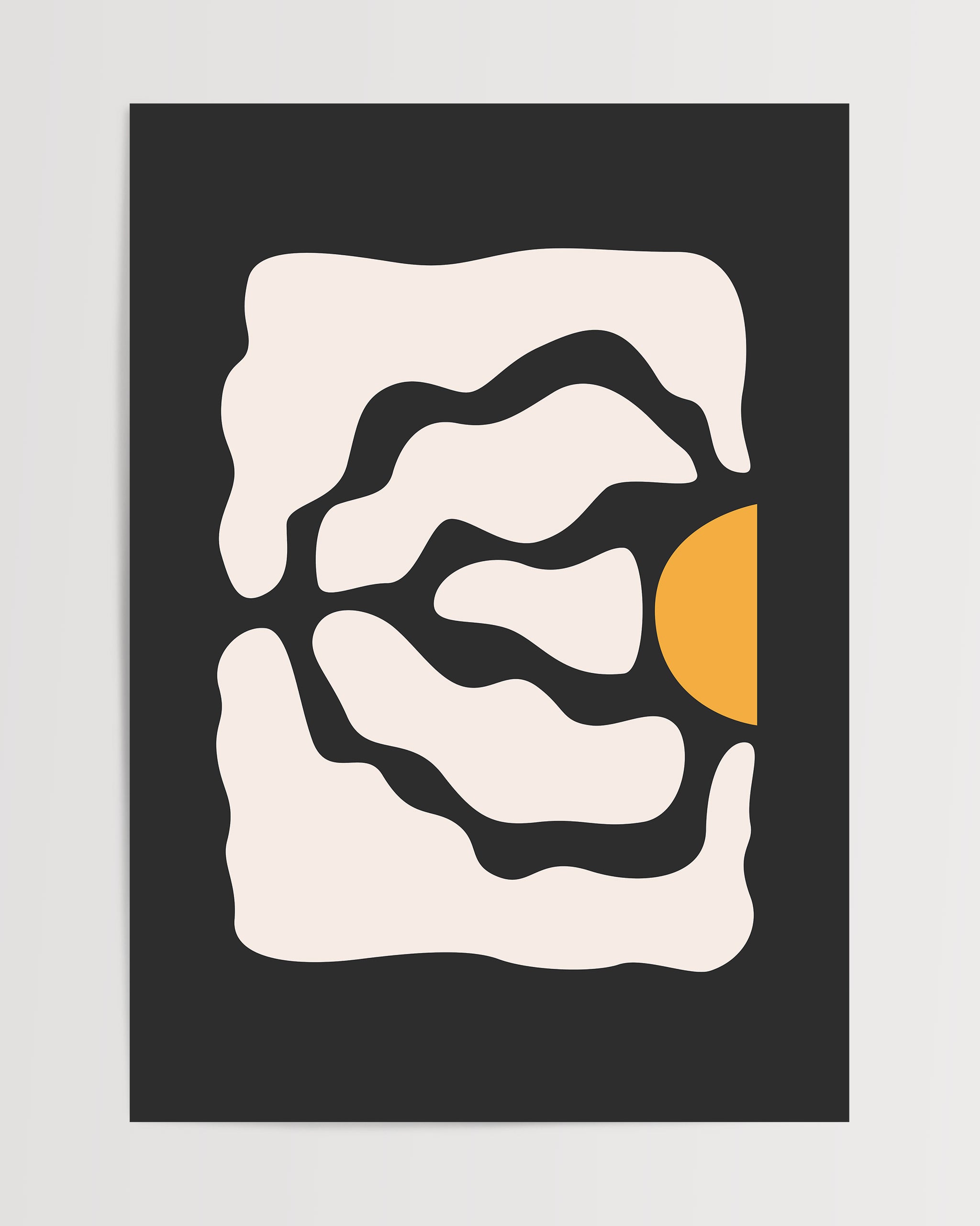 Eclipse in Monochrome No.1-psoter-wall_art-decor-The Poster Square