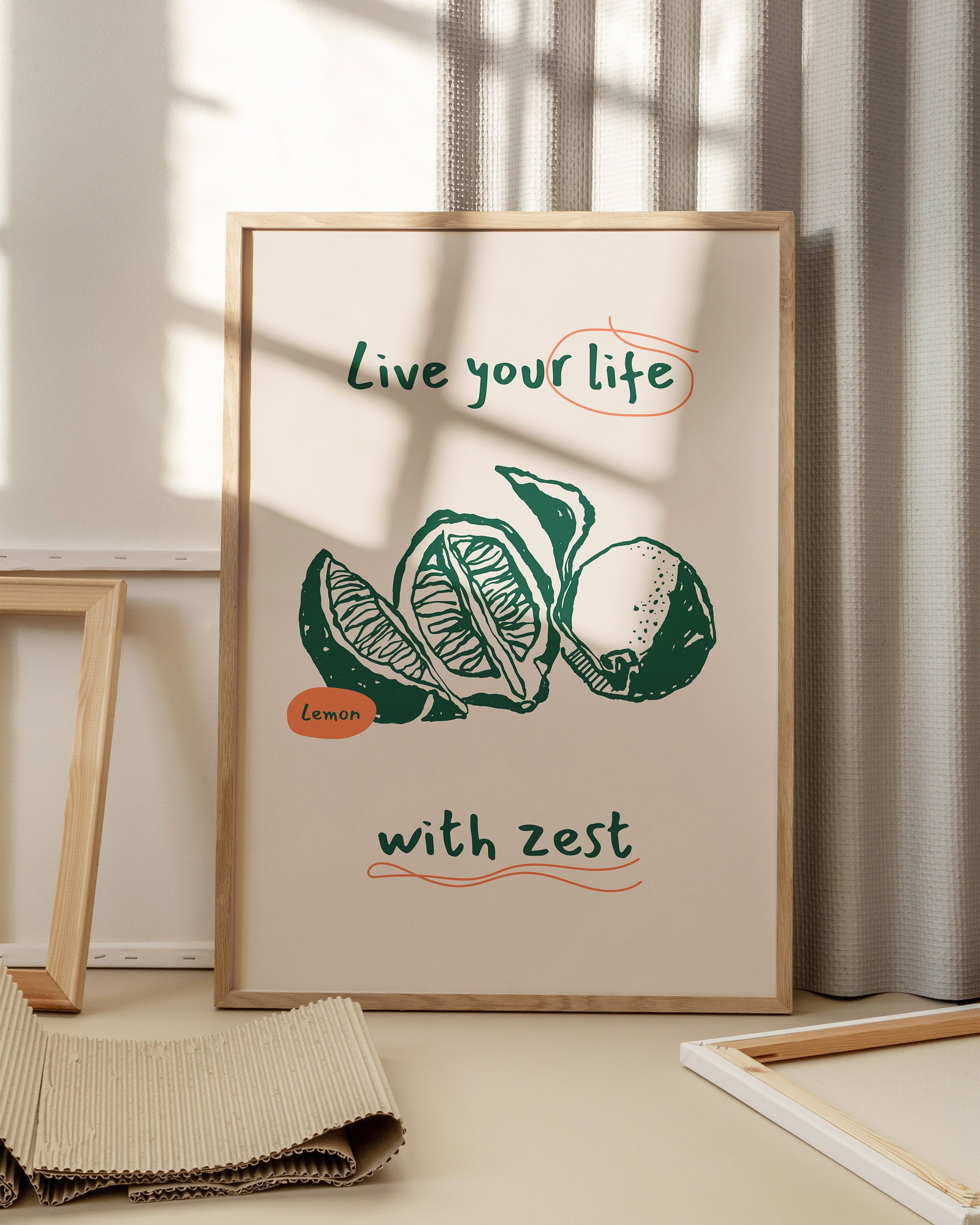 Squeeze the Day-psoter-wall_art-decor-The Poster Square