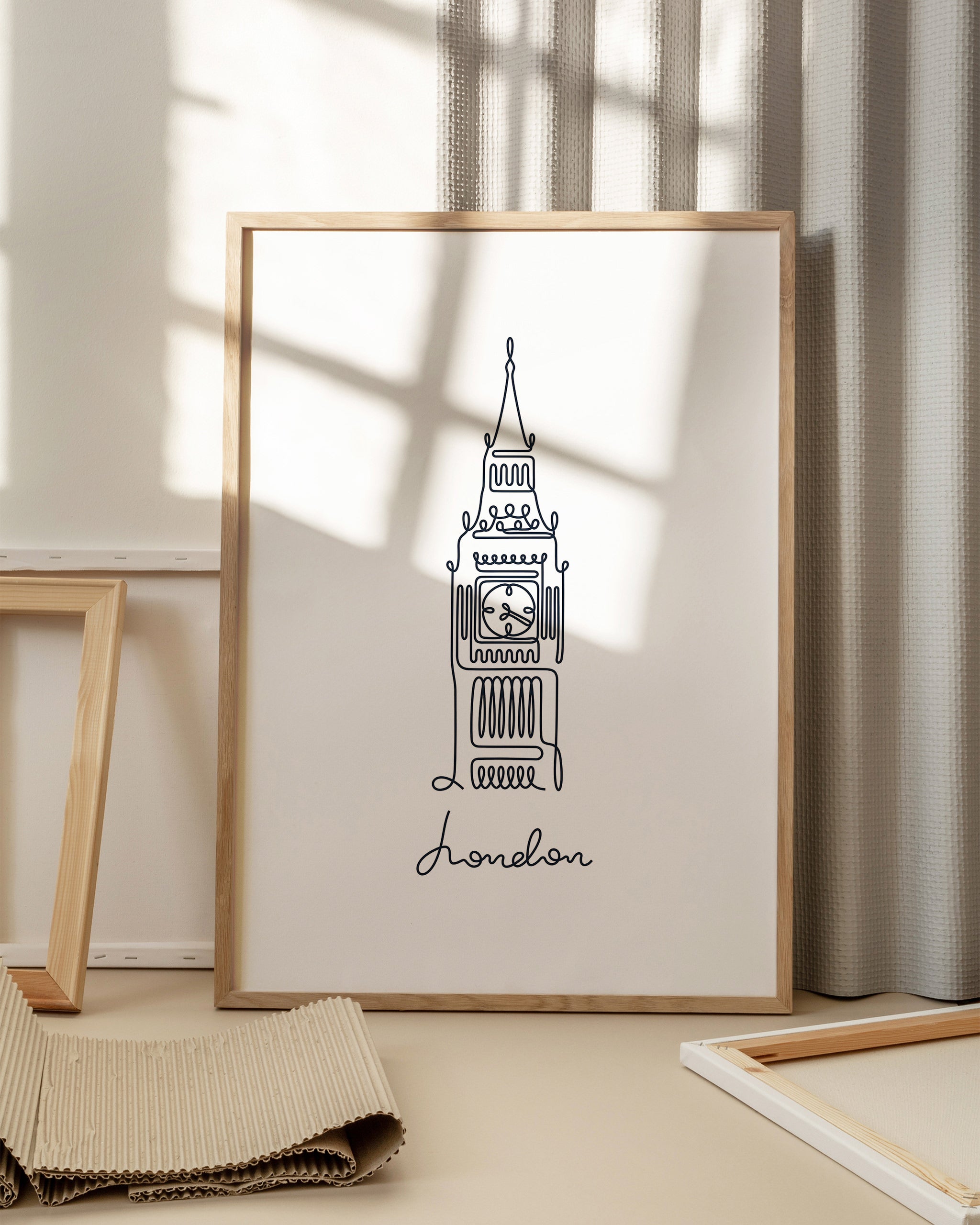 London Clock Tower-psoter-wall_art-decor-The Poster Square