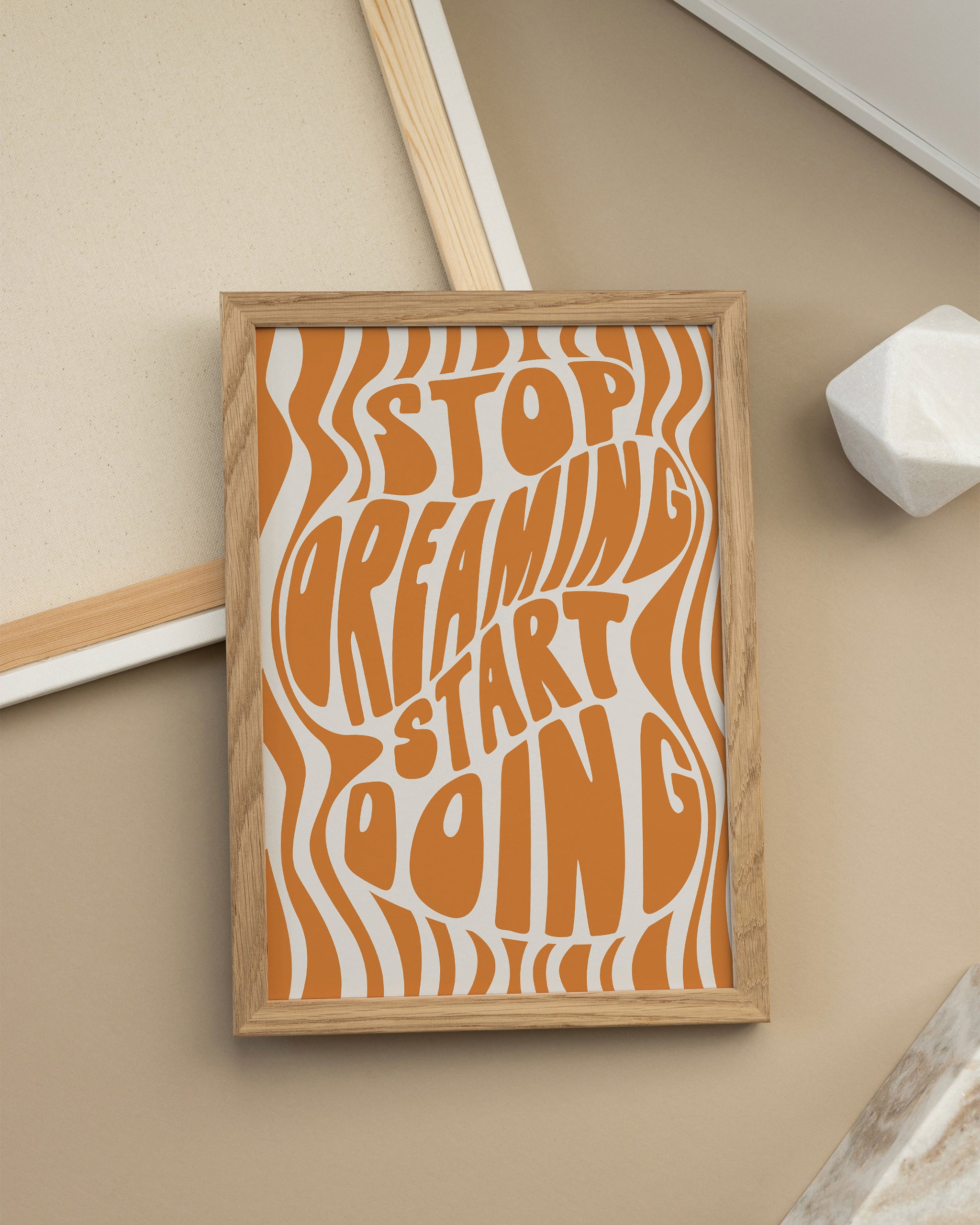 Stop Dreaming Start Doing-psoter-wall_art-decor-The Poster Square