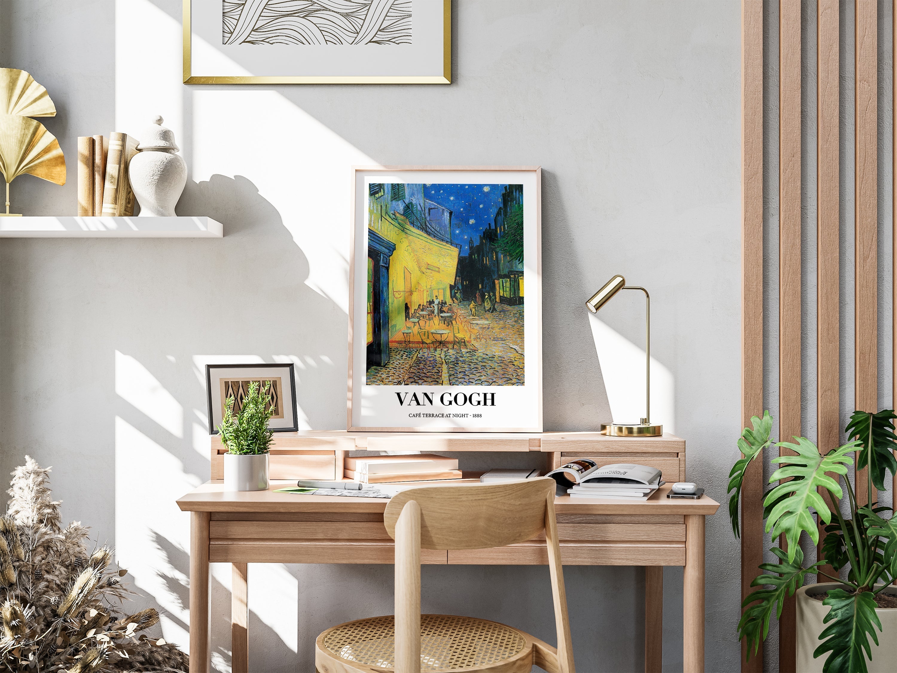 Café Terrace at Night (1888) The Poster Square