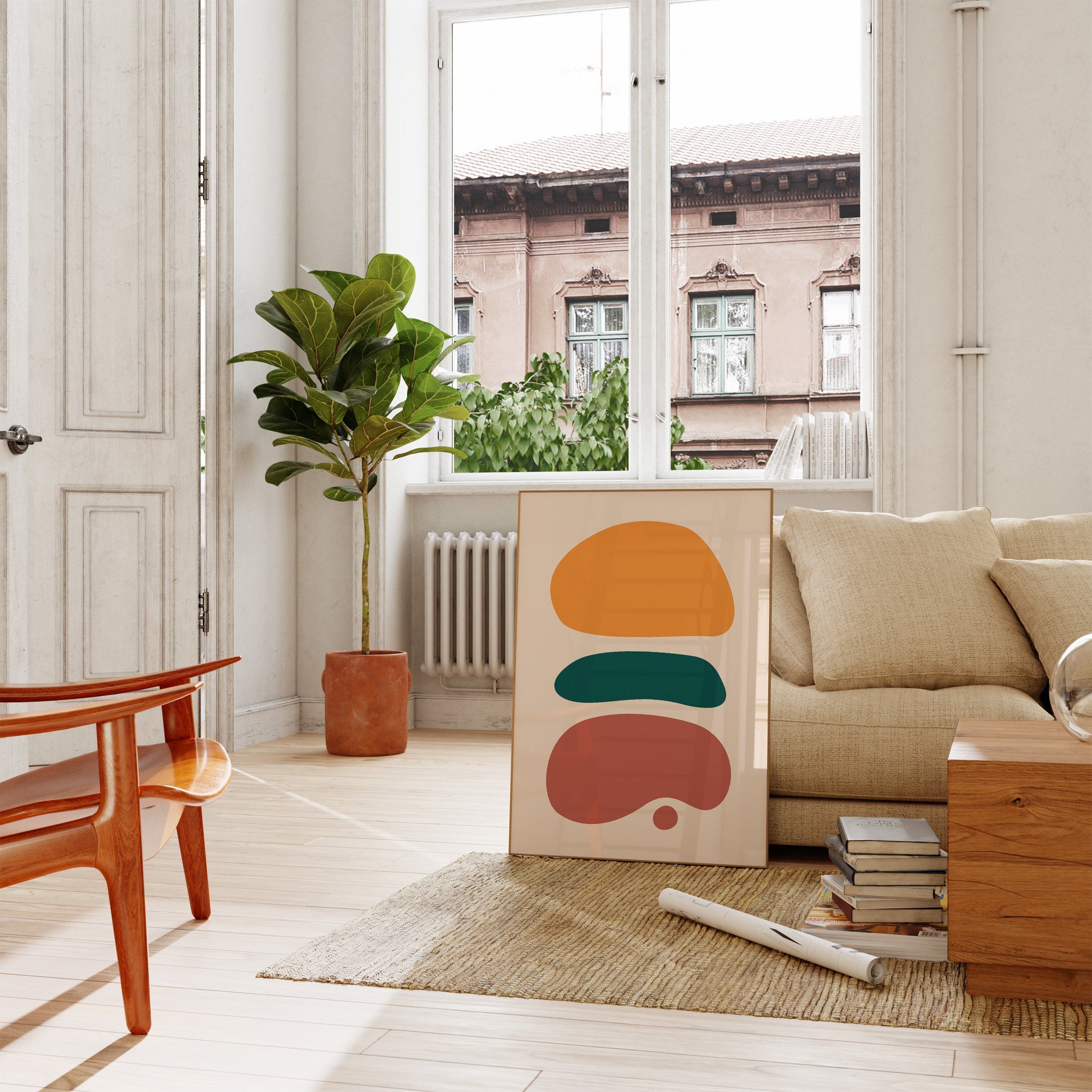 Earthly Abstract The Poster Square