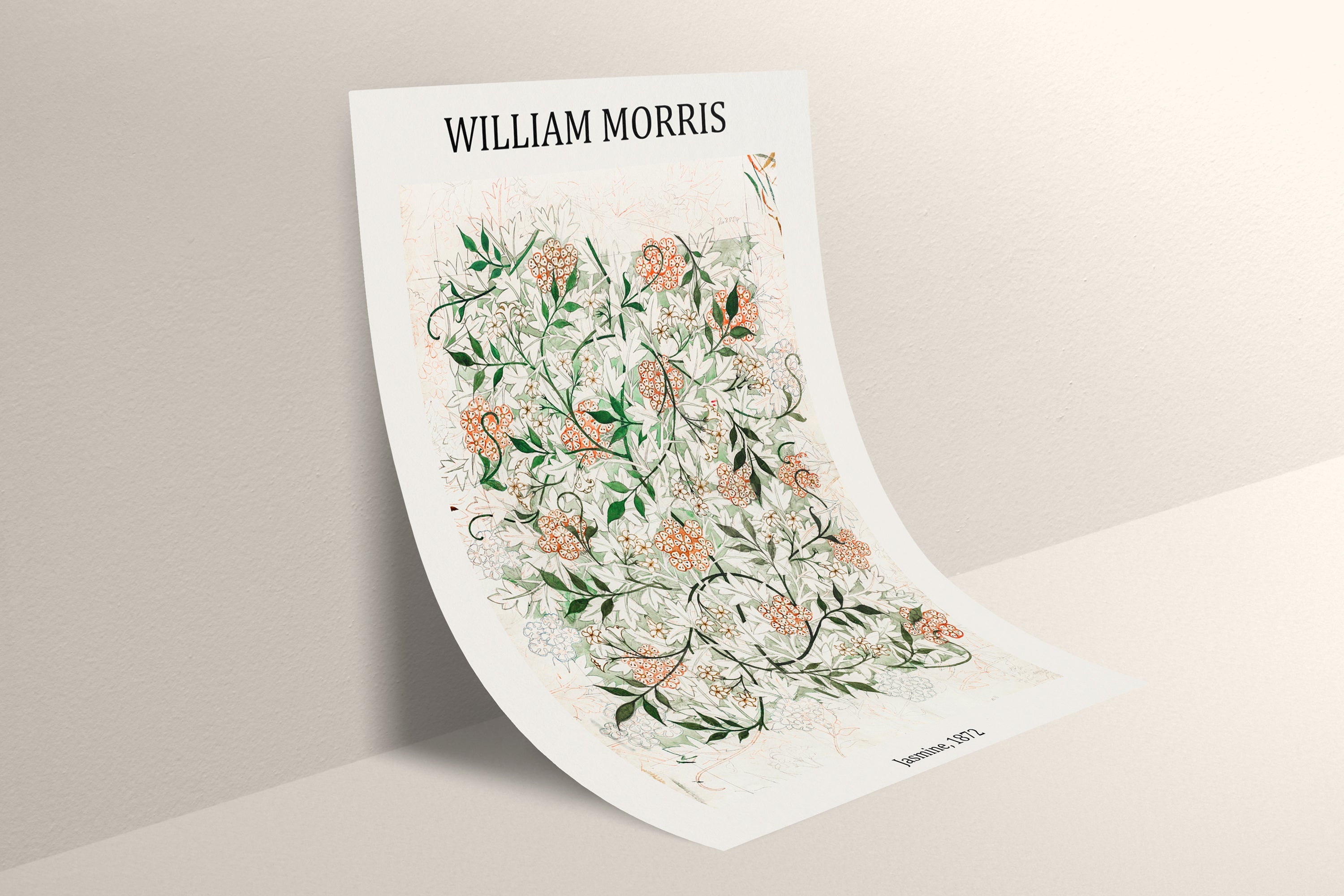 Jasmine Pattern The Poster Square