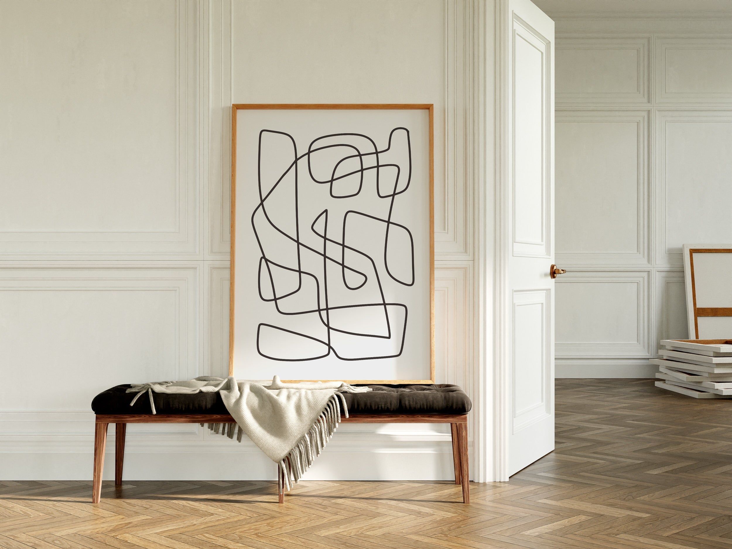 Line Art N1 The Poster Square