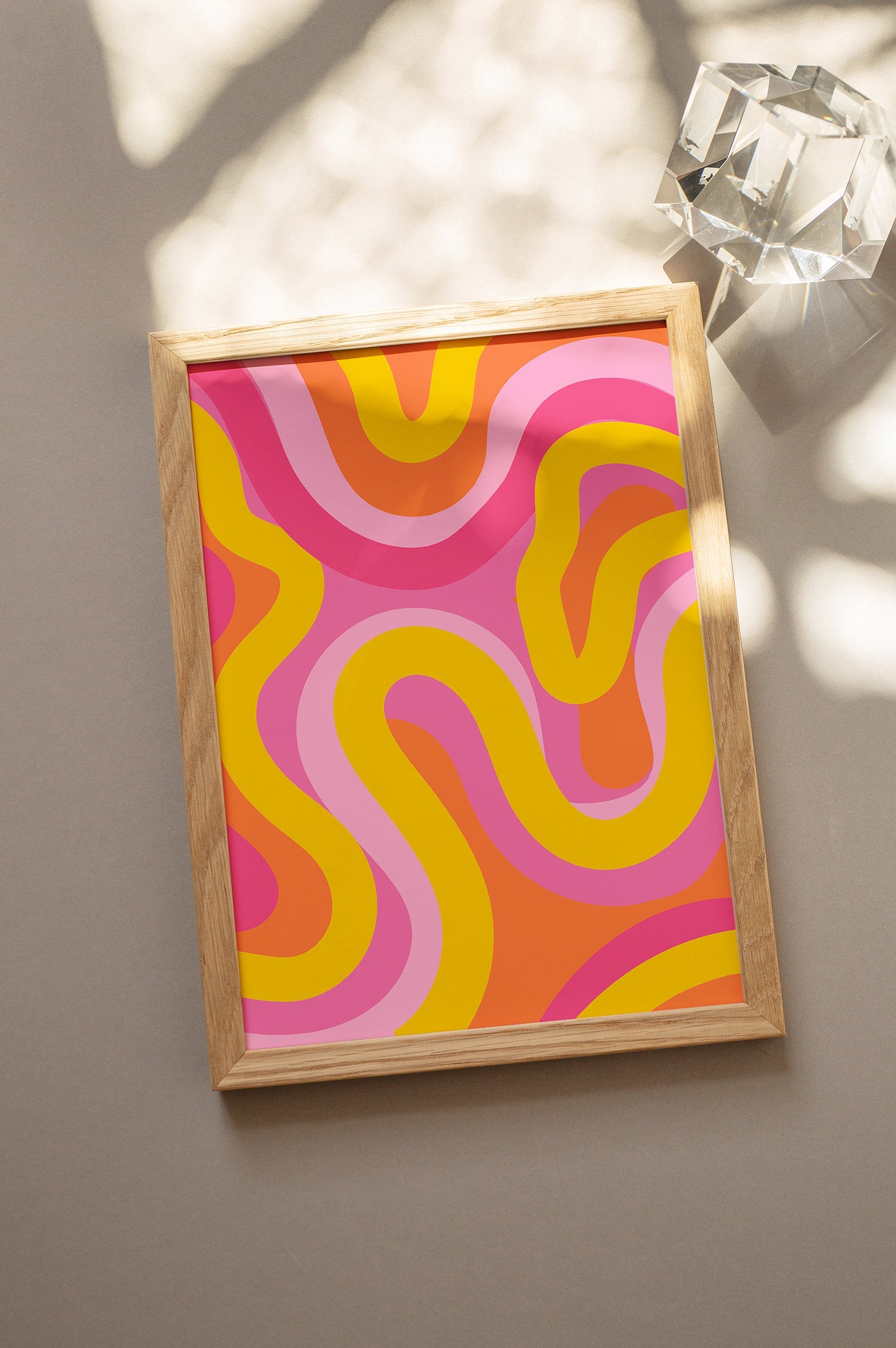 Mod Swirl The Poster Square