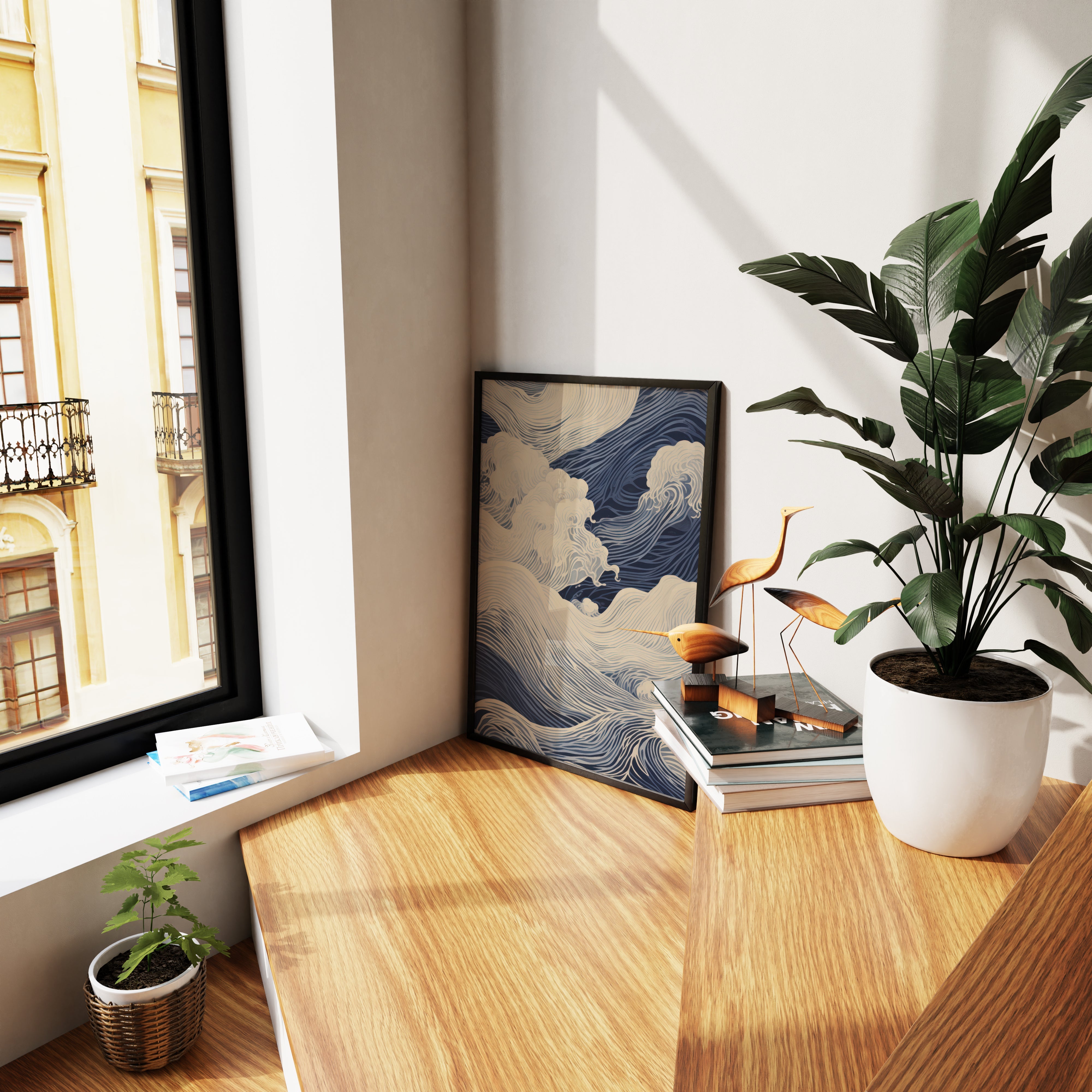 Rolling Waves The Poster Square