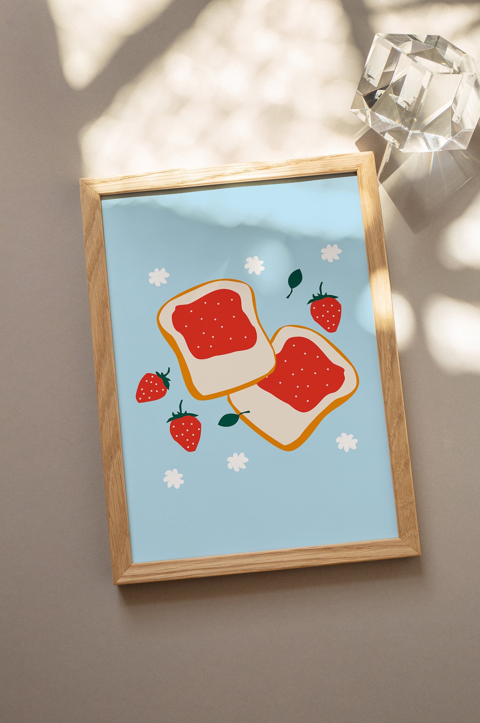 Strawberry Jam The Poster Square