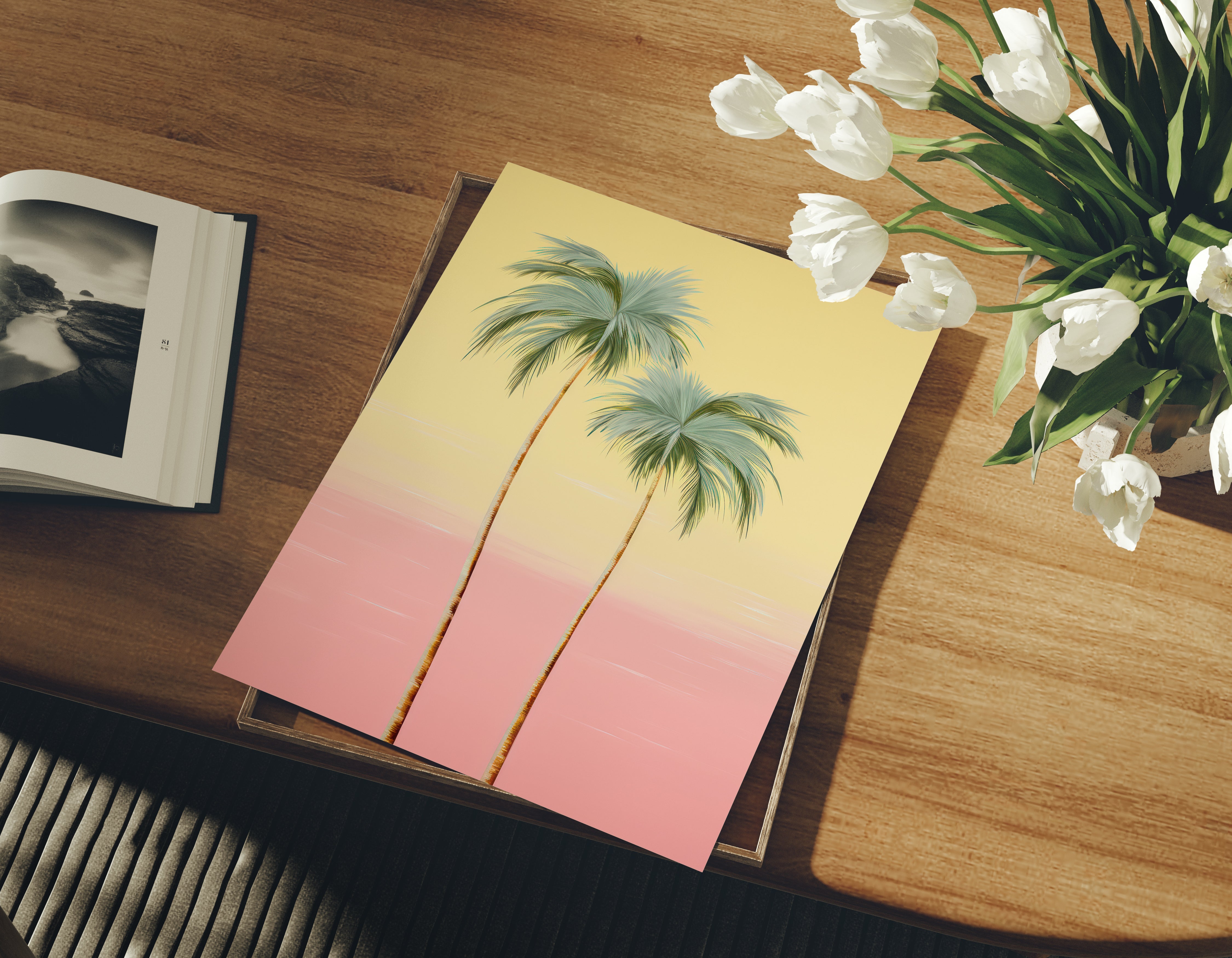 Summer Palm Tree The Poster Square