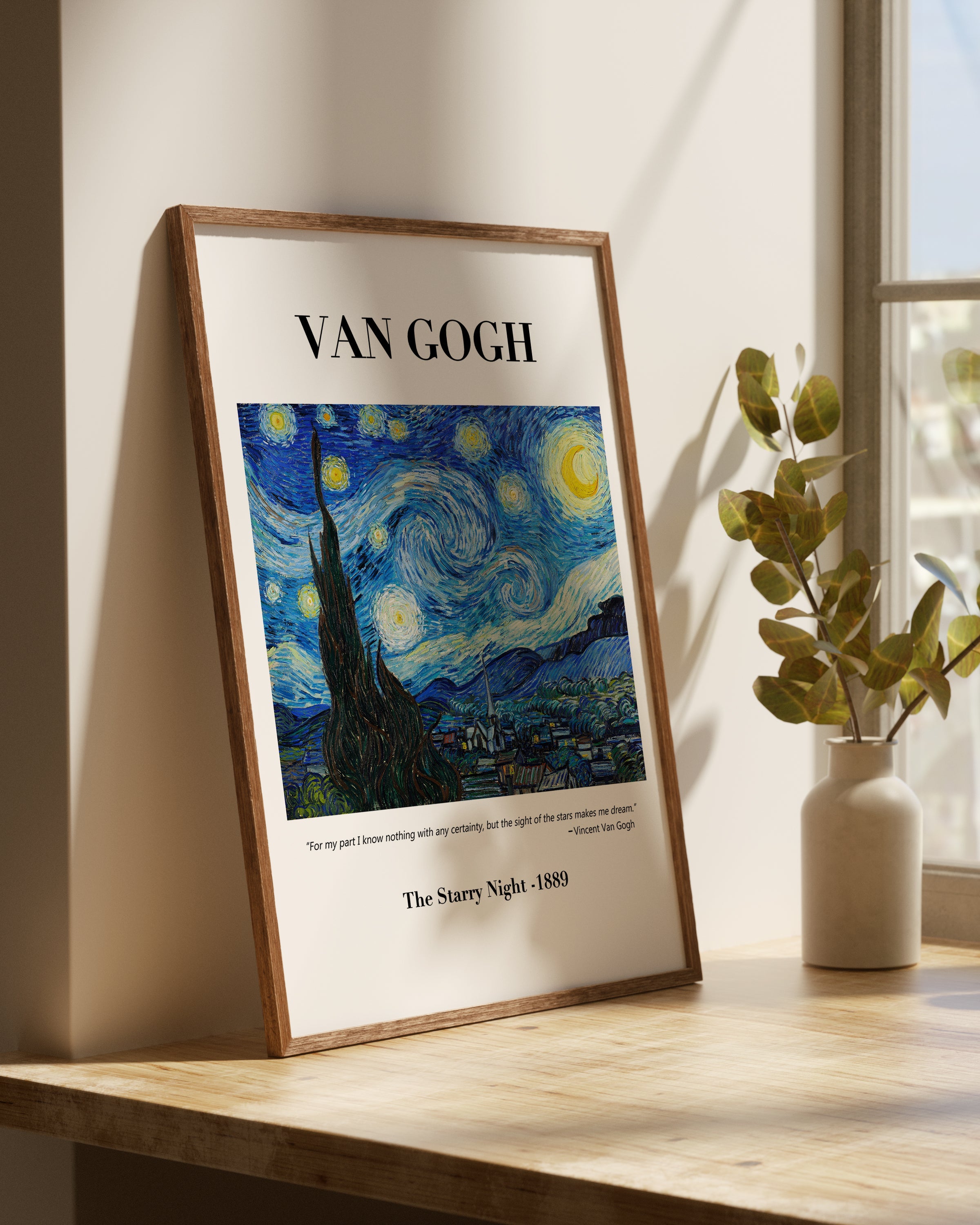 The Starry Night (1889) The Poster Square