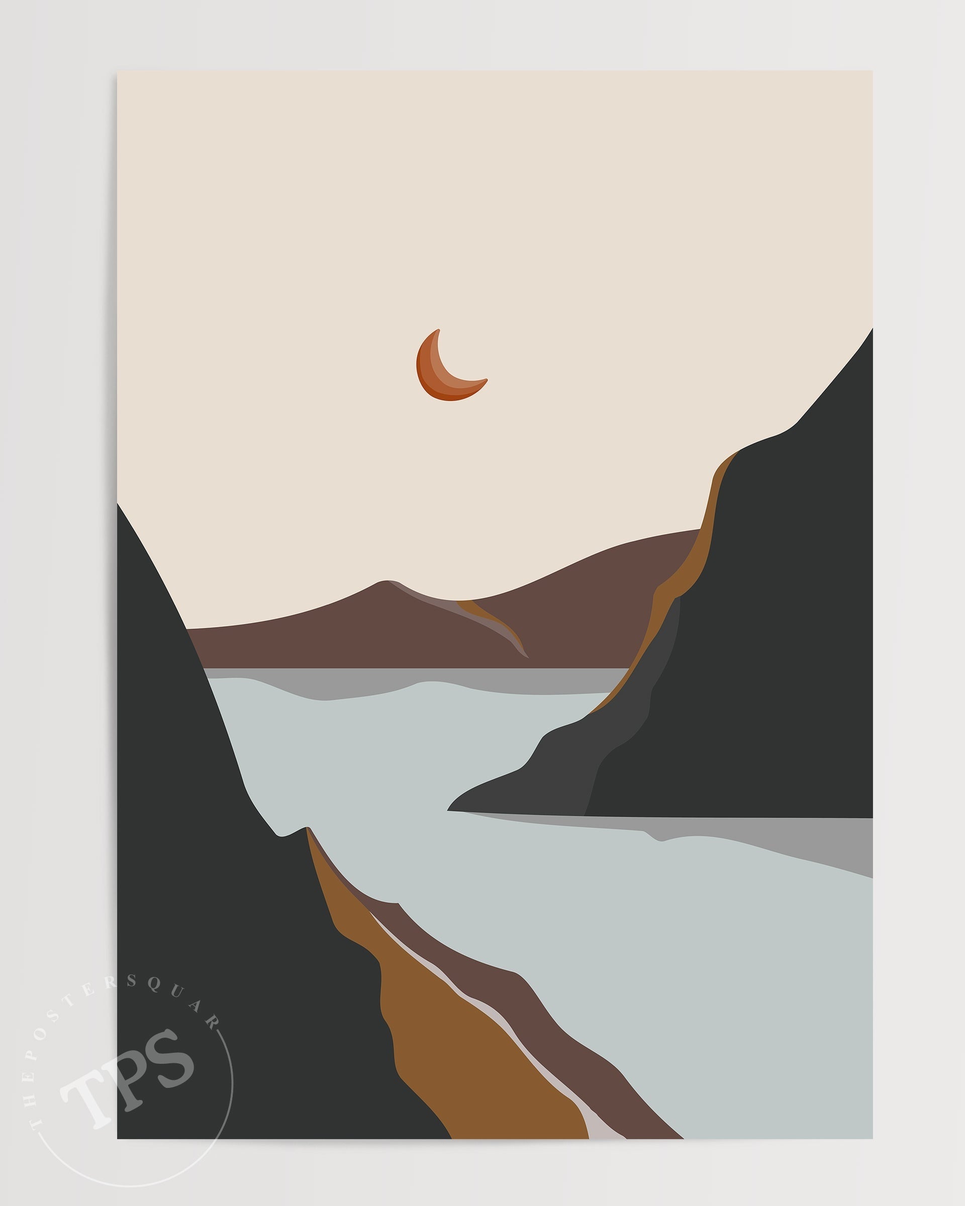 Abstract Landscape N16-psoter-wall_art-decor-The Poster Square