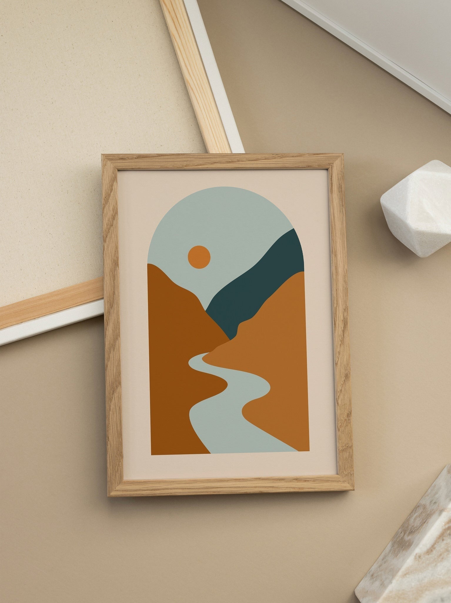 Abstract Landscape N5-psoter-wall_art-decor-The Poster Square