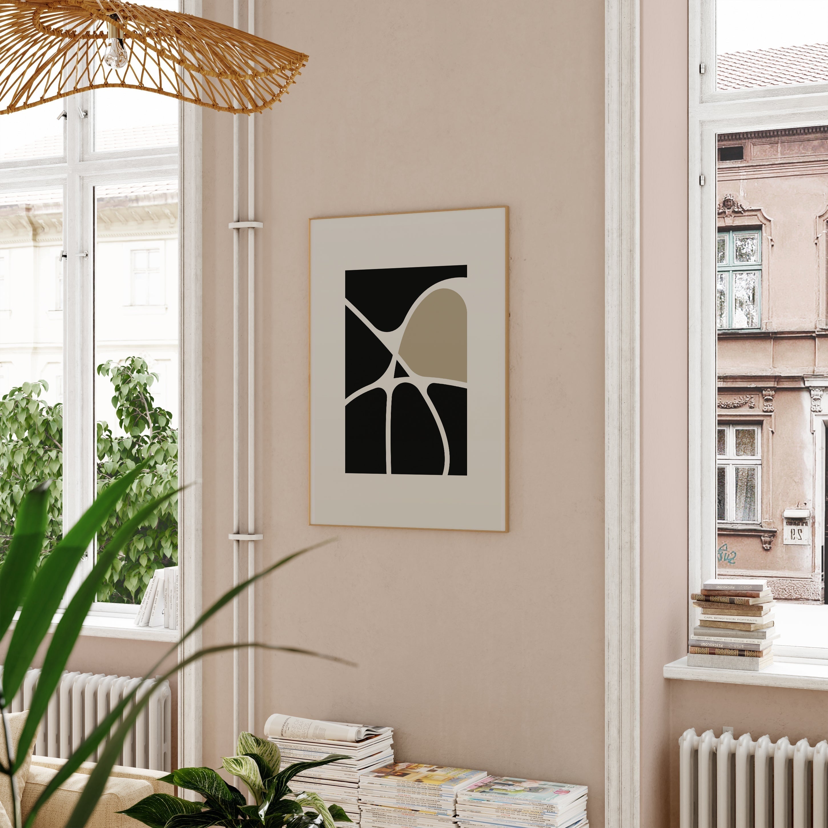 Abstract Wall Art - Minimalistic-psoter-wall_art-decor-The Poster Square