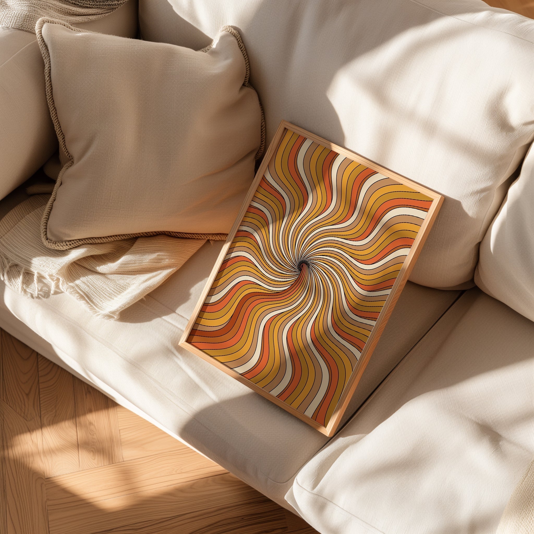 Amber Vortex-psoter-wall_art-decor-The Poster Square