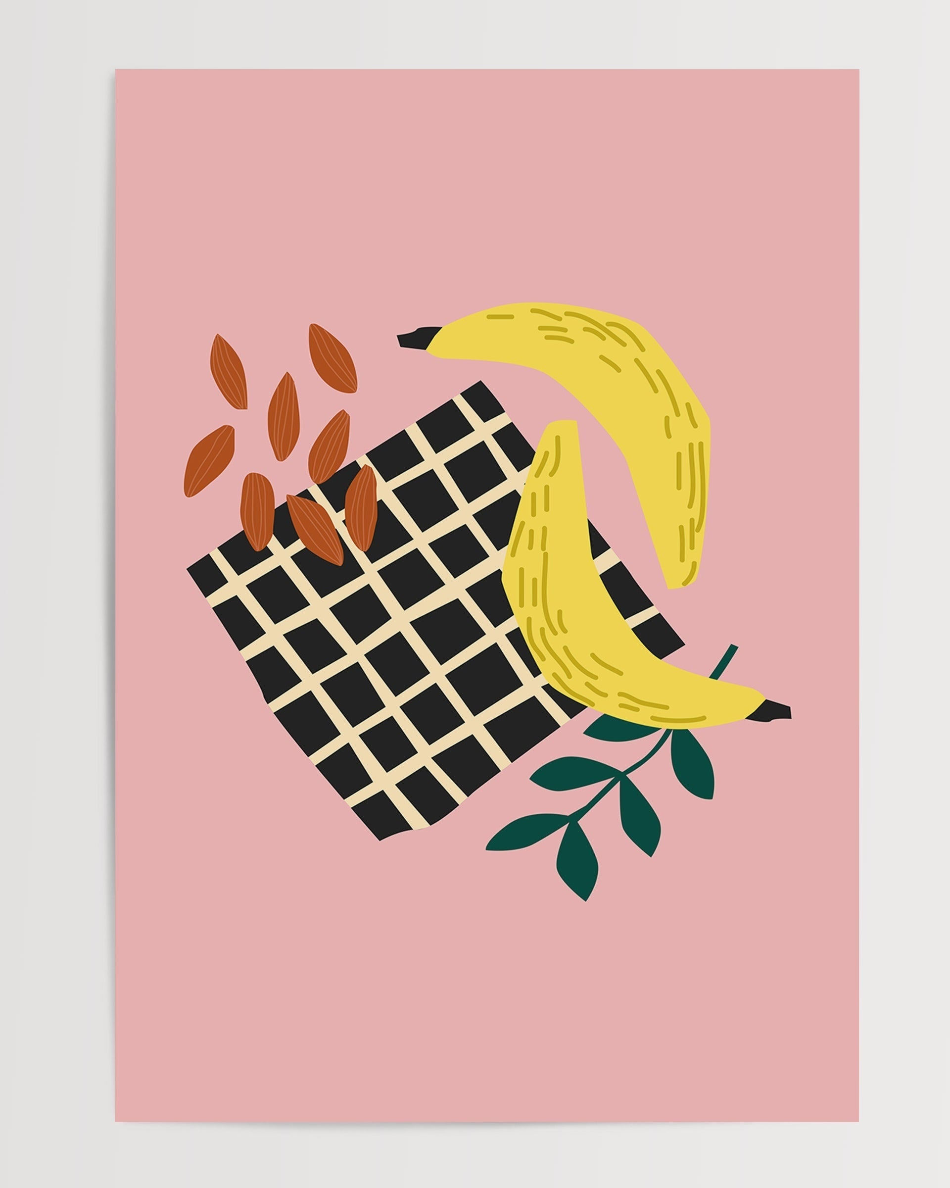 Banana-psoter-wall_art-decor-The Poster Square