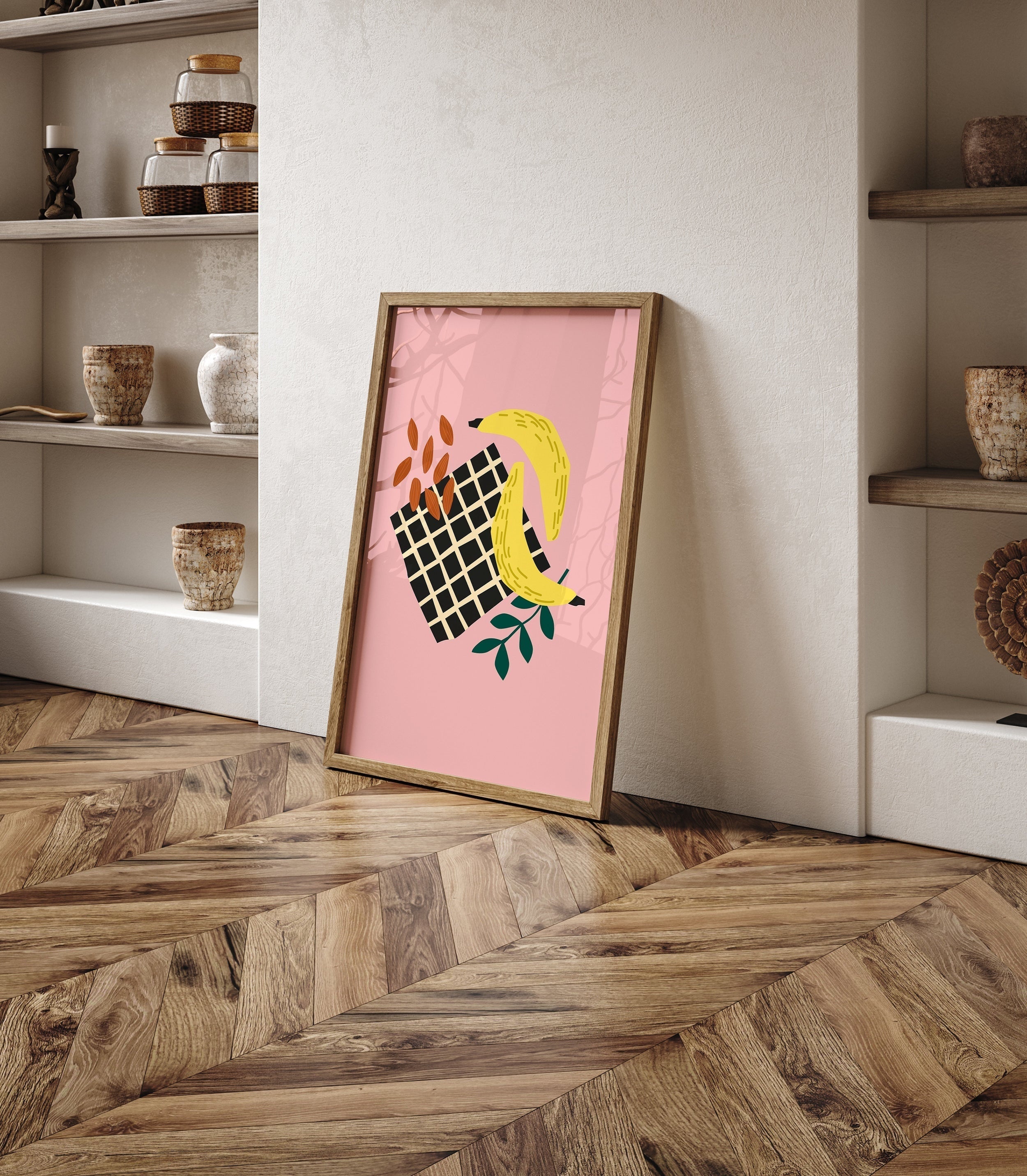 Banana-psoter-wall_art-decor-The Poster Square